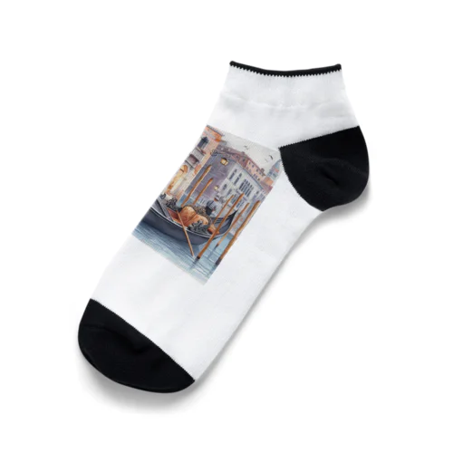 ゴンドラにゃんこチャン Ankle Socks