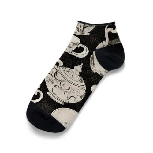 花の詩カップ(The Flower Poetry Cup) Ankle Socks