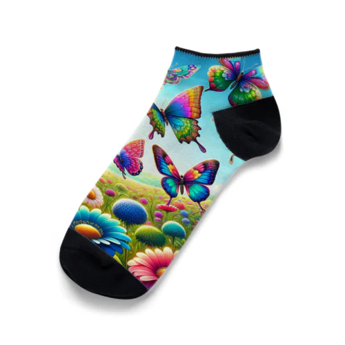 幸運のお花畑 Ankle Socks