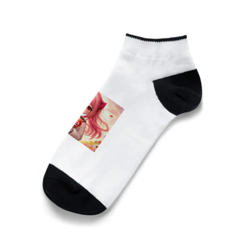 Cute girl Momoko-chan Ankle Socks