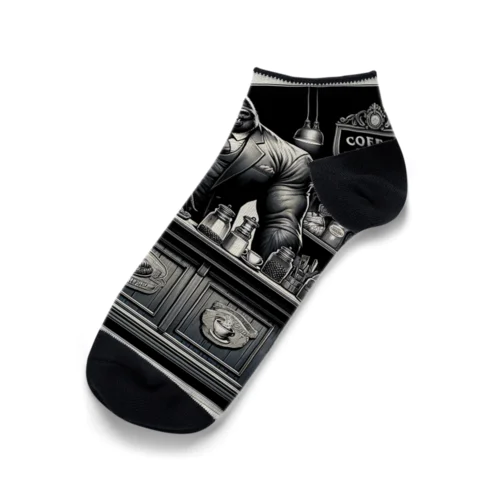 The Mighty Gorilla Coffee Shop  Ankle Socks