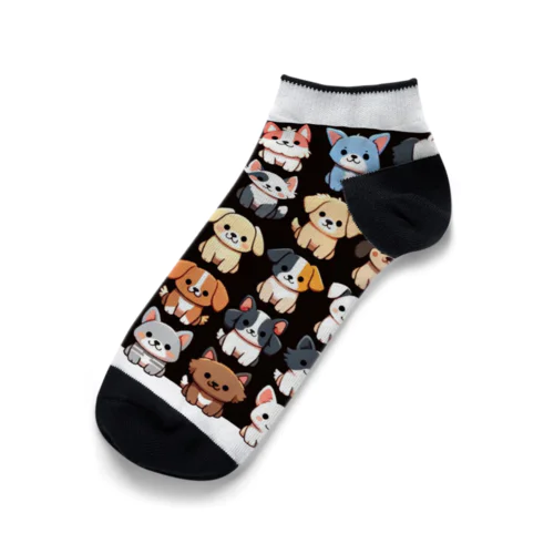 イッヌ大集合 Ankle Socks