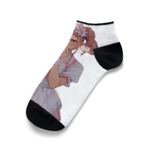 yumi@AI美女 Ankle Socks