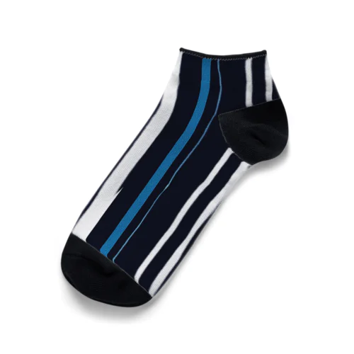 Indigo-Line Ankle Socks