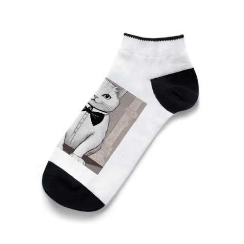 紳士な猫 Ankle Socks