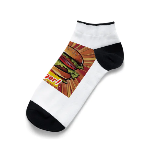 飛び出せハンバーガー！ Ankle Socks