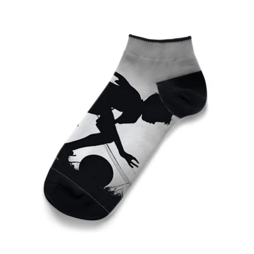 スポーツをする男の子 Ankle Socks