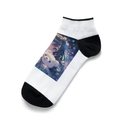 かわいい！クマ抱っこ♪ Ankle Socks