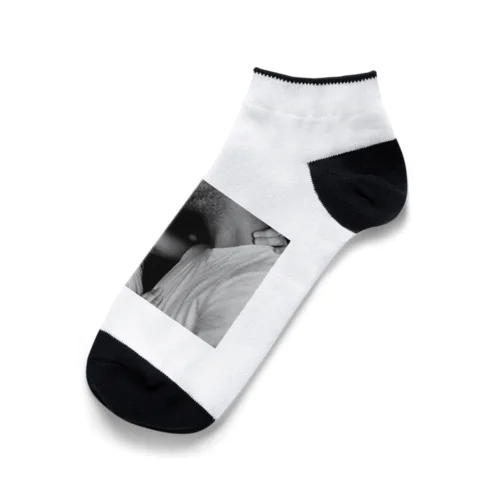 白黒カップル Ankle Socks