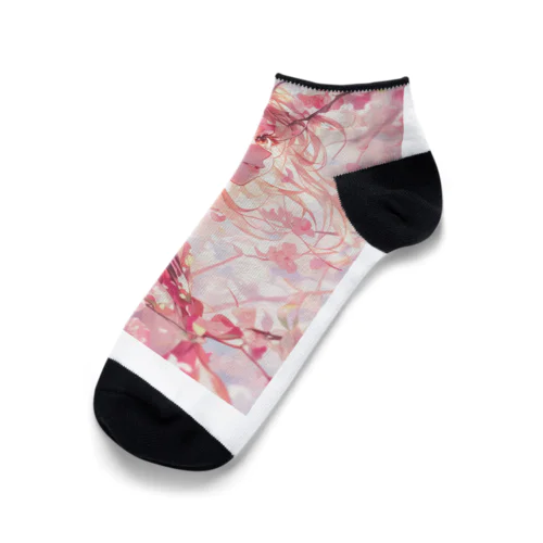 桜と私ラフルール1859 Ankle Socks