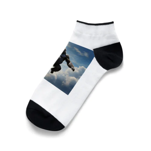 ゴリラ宙に浮く！ Ankle Socks