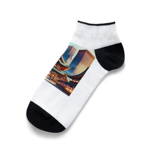 Harmony of Eras: The Tokyo Tapestry Ankle Socks