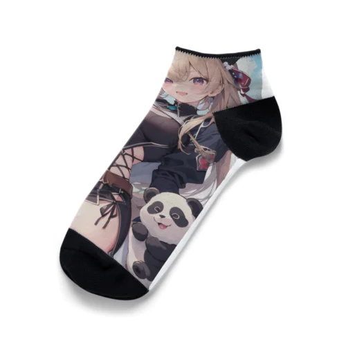 癒しのパンダ姉さん Ankle Socks