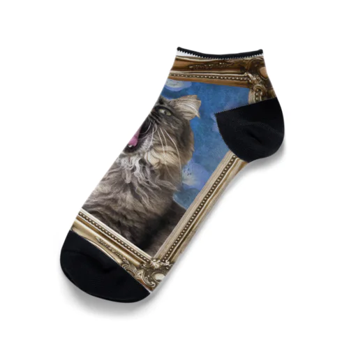 BIGあくびにゃんこ Ankle Socks