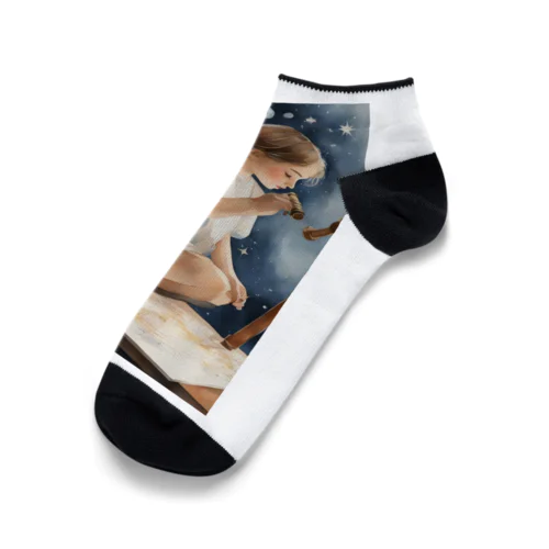 Constellation Girl Ankle Socks