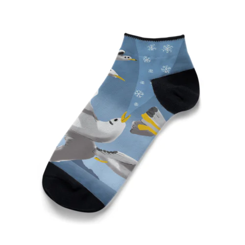 カモメ　seagulls   Ankle Socks