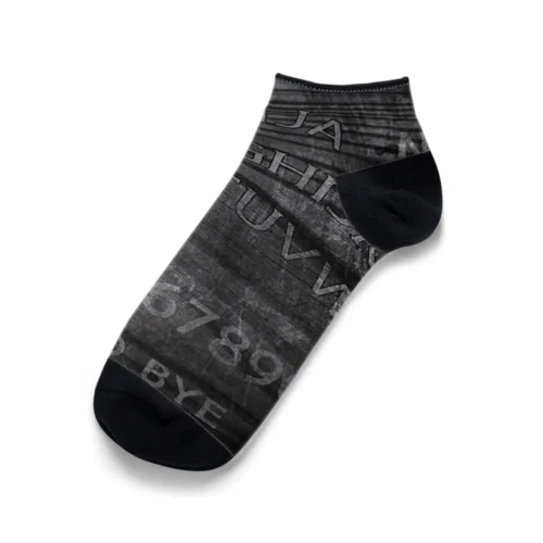 BLACK OUIJA BOARD USED Ankle Socks