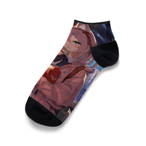 二次元の女の子 Ankle Socks