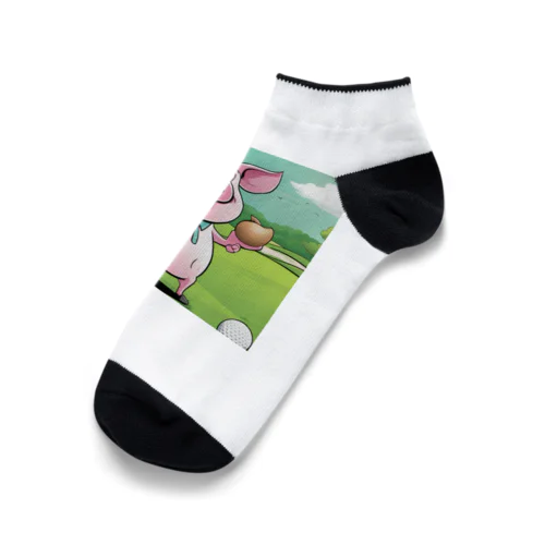 ぷ―のゴルフ Ankle Socks