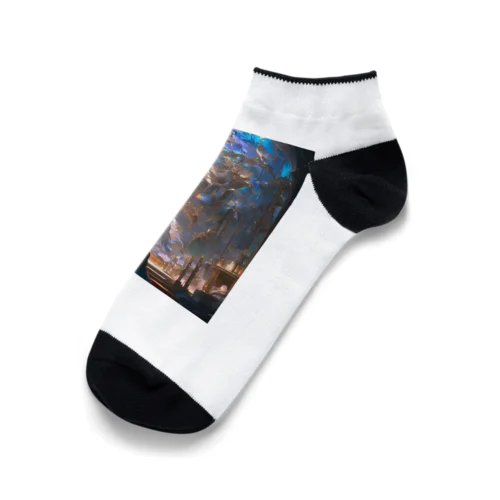 幻想的な世界　なでしこ1478 Ankle Socks