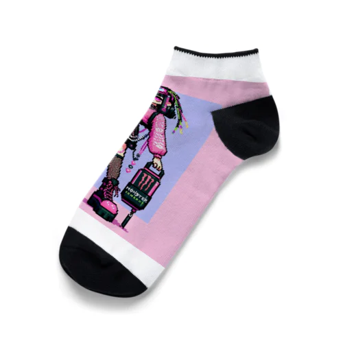 ピクセルピンモンガール2 Ankle Socks