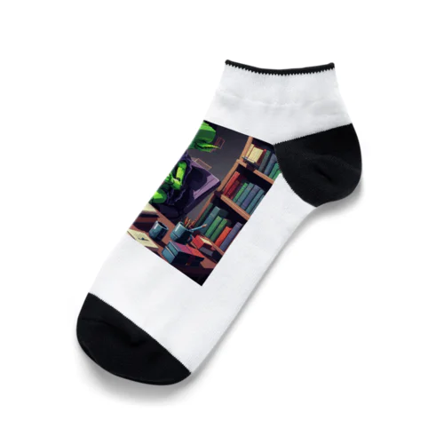 勉強する宇宙人 Ankle Socks