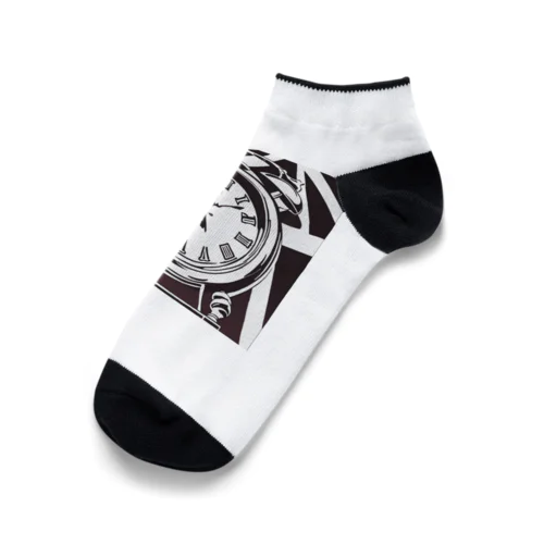 モノクロ時計 Ankle Socks