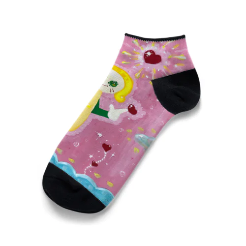 天使ちゃん　(ピンク) Ankle Socks