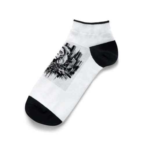 Urban Jungle Majesty Ankle Socks