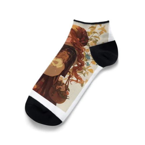 花と少女　ラフルール　1859 Ankle Socks