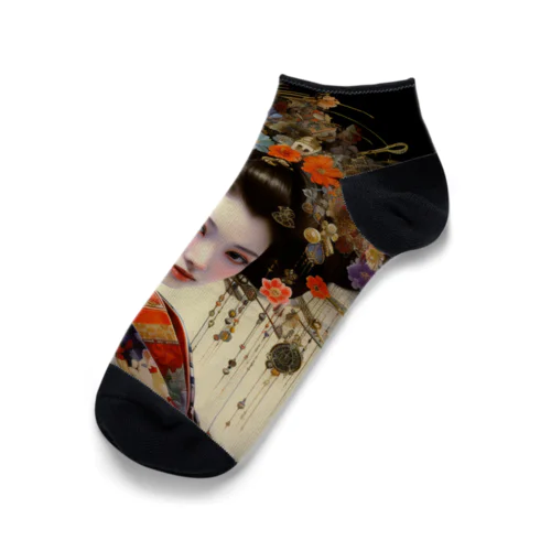 花魁　なでしこ1478 Ankle Socks