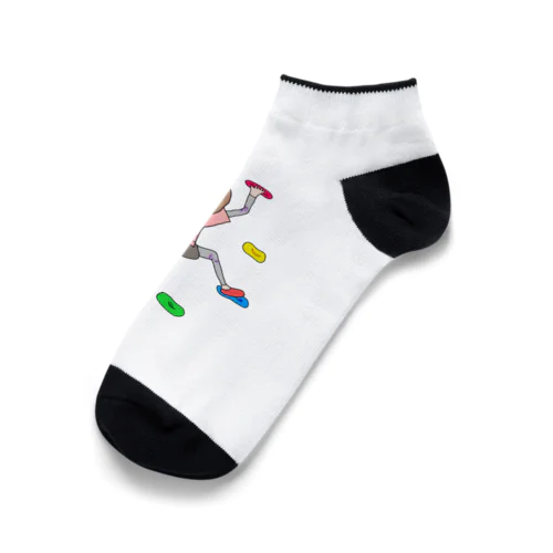 ロッククライマー　高山さん Ankle Socks