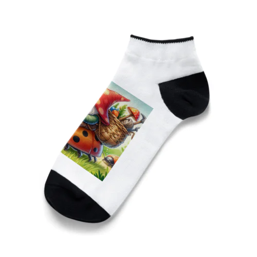 小人のチャックおじさん Ankle Socks