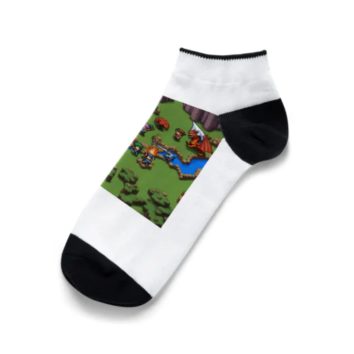 レトロゲードット絵ファミコン4 Ankle Socks