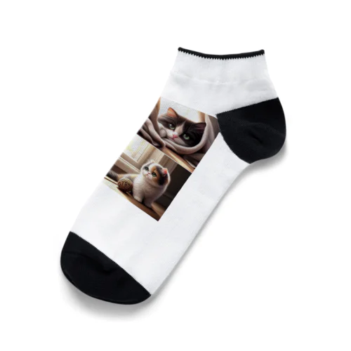 可愛い猫2 Ankle Socks