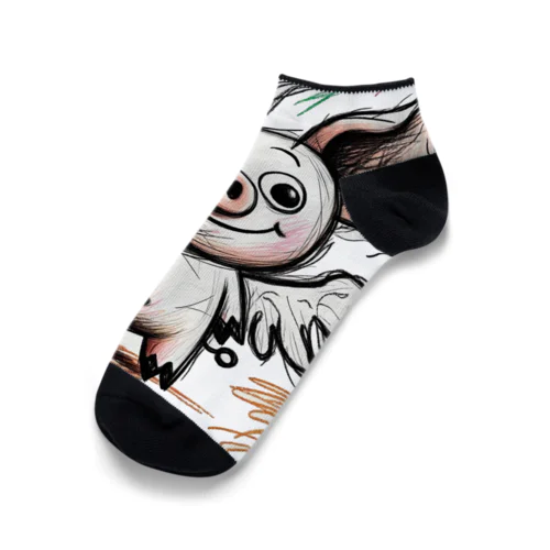 飛べる豚はただものじゃない Ankle Socks