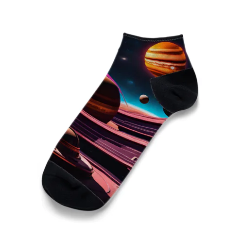 Exploring the Solar System Ankle Socks