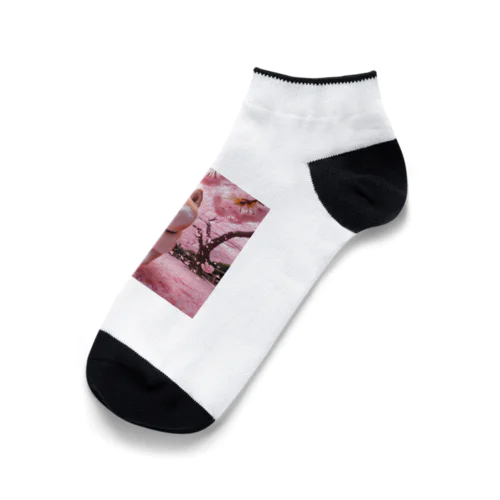 桜犬 Ankle Socks