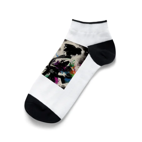 武道女子 Ankle Socks