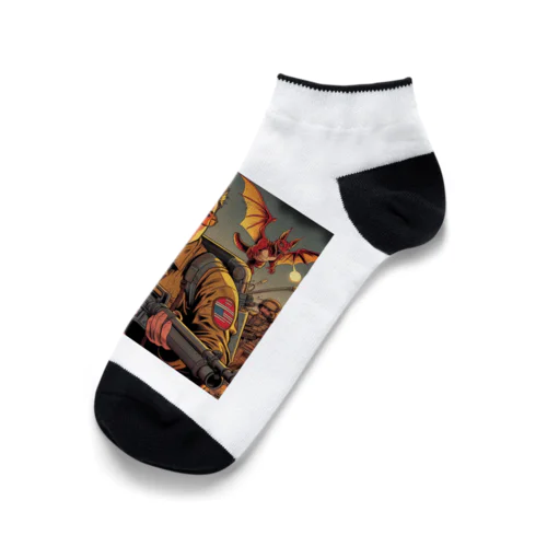 アメコミ風戦闘員のグッズ Ankle Socks