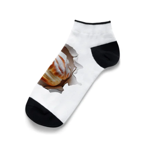 飛び出すシュークリーム Ankle Socks