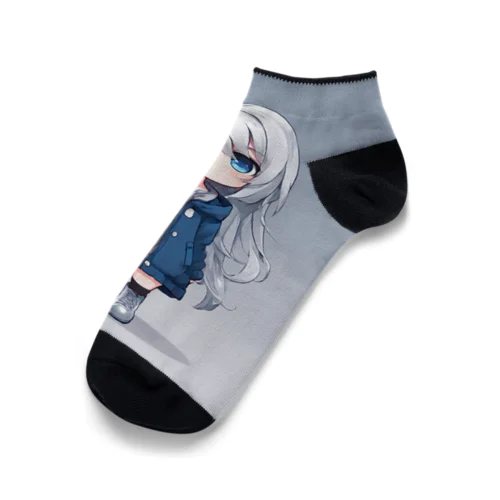 cute girl 2 Ankle Socks