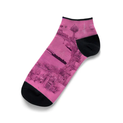 pink world Ankle Socks