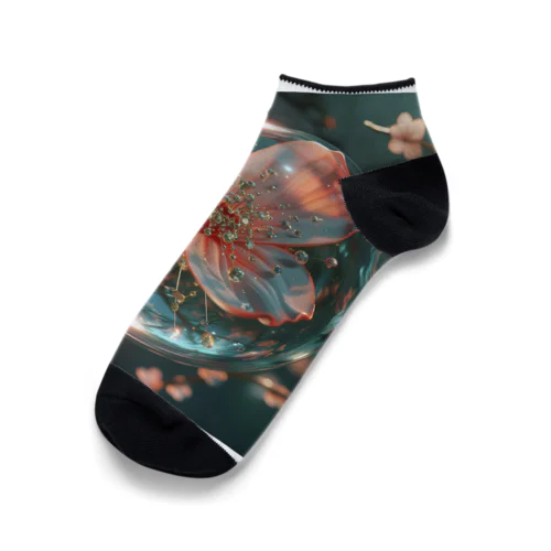 水晶の中の花 Ankle Socks