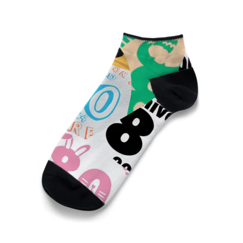 80【ハレ】3周年 Ankle Socks