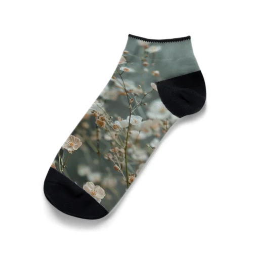 可憐な小花　なでしこ1478 Ankle Socks