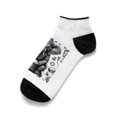 ドラミスト「ぞう」 Ankle Socks