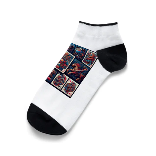 トランプデザイン Ankle Socks