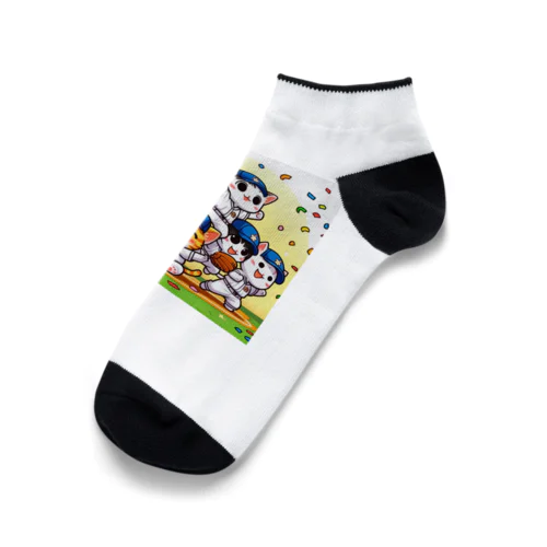 ニャンコチームの勝利 Ankle Socks