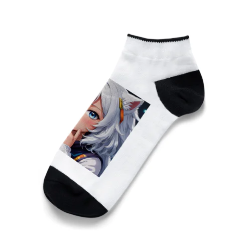 もふもふの美少女甘える Ankle Socks